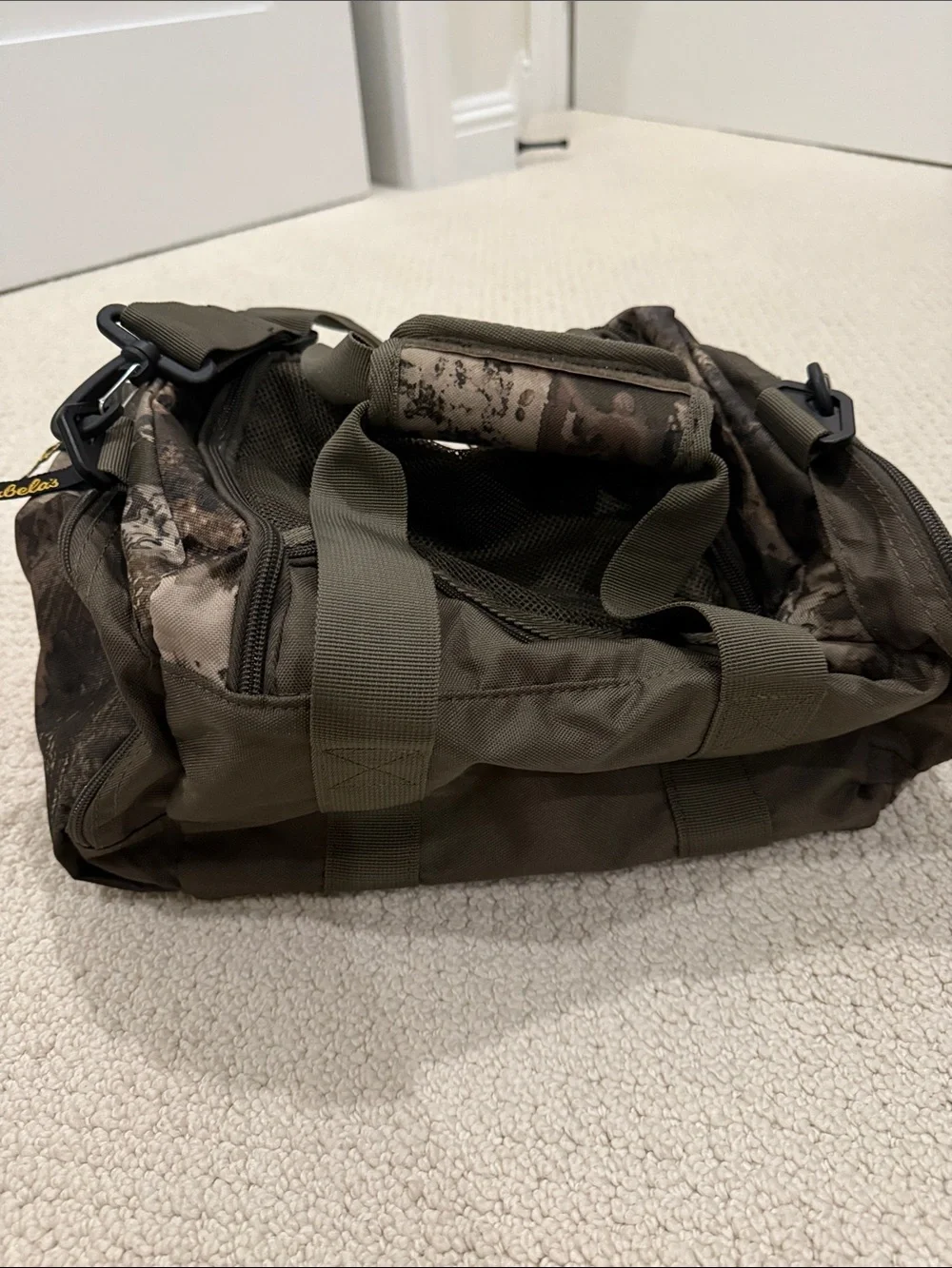 Cabela's Brown and Olive Camo Gear Bag